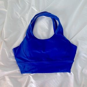 EUC Small Buffbunny Rio Blue Rosa Bra